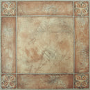 1 of 2:Nexus Spanish Rose 12x12 Self Adhesive Vinyl Floor Tile - 20 Tiles/20 sq. ft. 