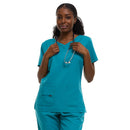 23 of 36:Ellen Tracy 4-Way Stretch V-Neck Scrub Top 