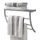 4 of 4:Étagère murale de salle de bain et porte-serviettes Neu Home 
