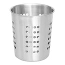 2 of 4:Home Basics Classic Perforated Quick Draining Stainless Steel Cutlery Holder, Silver 