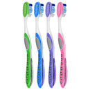 9 of 9:Brosses à dents manuelles Colgate 360 Surround avec nettoyeur de langue et de joues, lot de 6 (lot de 3) 