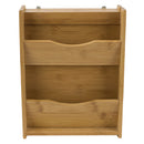3 of 6:Home Basics Bamboo Letter Rack with Key Box, Natural 