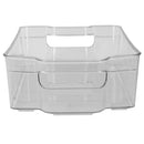 2 of 5:Home Basics Contenedor multiusos de plástico para frigorífico, transparente 