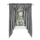17 of 21:Buffalo Check Gathered Swag Window Curtain Pair, 72x63 Inches 