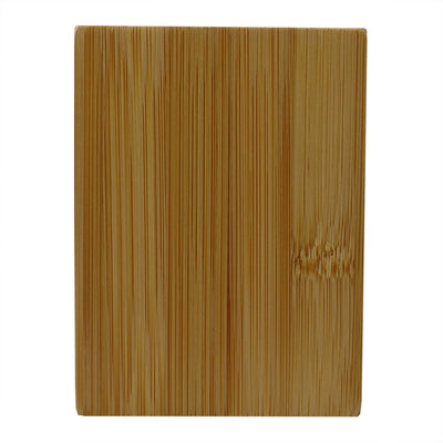 2 of 3:Home Basics 4 Section Square Bamboo Pen Holder, Natural 