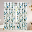 2 of 6:Elanor Floral Room Darkening Grommet Window Curtain Panel, 54x84 Inches 