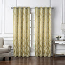 2 of 4:Jensen Damask Lurex Grommets Window Panel, 54x84 Inches 