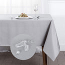 19 of 19:Oxford Spill Proof Solid Colored Tablecloth 