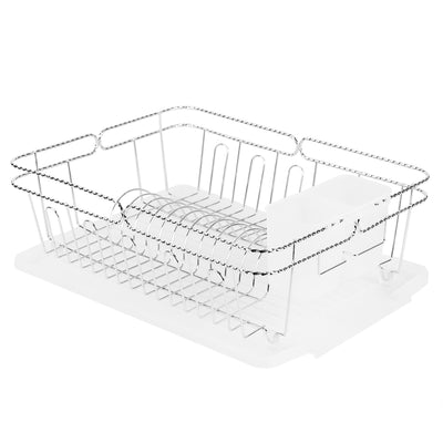 2 of 4:Égouttoir à vaisselle Twist Home Basics avec égouttoir transparent 
