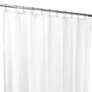 1 of 4:Rideau de douche Bath Bliss en microfibre douce au toucher, motif diamant, blanc 