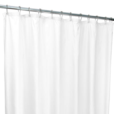 1 of 4:Rideau de douche Bath Bliss en microfibre douce au toucher, motif diamant, blanc 