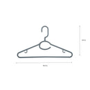 3 of 4:Woolite Swivel Neck Hangers 5 Pack in Grey 