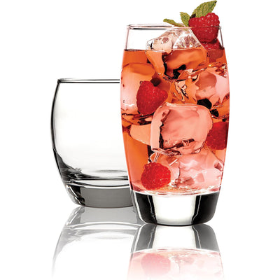 2 of 5:Anchor Hocking Reality 4-Piece Drinking Glasses, Clear, 16 Ounces 