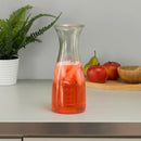 5 of 5:Home Basics Country Time 33.8 oz Glass  Beverage Carafe Decanter, Clear 