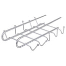 1 of 5:Home Basics Under the Shelf  Vinyl Coated Steel 6 Hook  Mug Rack, Silver 