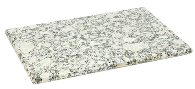 1 of 4:Planche à découper en granit Home Basics 8 x 12, blanche 