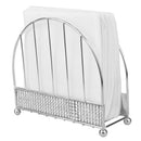 1 of 4:Home Basics Pave Free Standing Steel Napkin Holder, Chrome 