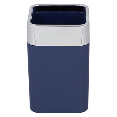 2 of 4:Conceptos básicos del hogar Skylar 10 oz. Vaso de plástico ABS, azul marino 