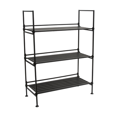 1 of 4:Neu Home 3 Tier Freestanding Shelf in Espresso 