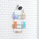 6 of 7:Home Basics Jumbo Shower Caddy, Chrome 