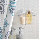 2 of 2:Porte-savon à ventouse à 2 compartiments et verrouillage électrique Bath Bliss 