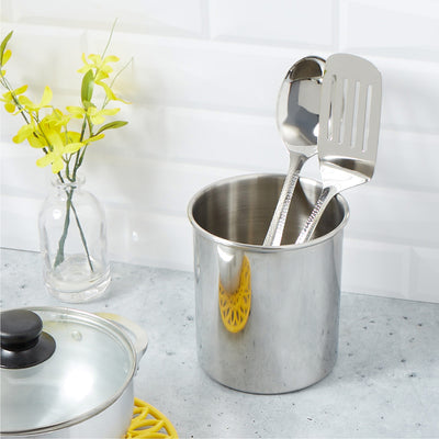 2 of 2:Home Basics 2 Pieces Stainless Steel Serving Tool Set, Hammered 