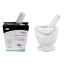 2 of 2:Mortier et pilon en marbre PREMIUS, 4,13 x 4,13 pouces 