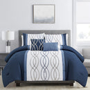 2 of 4:Jenny 5 Piece Luxurious Embroidered Comforter Set 