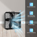 2 of 4:Comfort Zone Ventilador de caja de 3 velocidades de 20