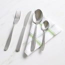 4 of 4:Home Basics Kinsley 16 Piece Stainless Steel Flatware Set, Silver 