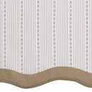 4 of 4:Cantonnière de fenêtre Westport - 58 x 14 - Taupe 