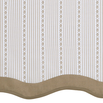 4 of 4:Cantonnière de fenêtre Westport - 58 x 14 - Taupe 