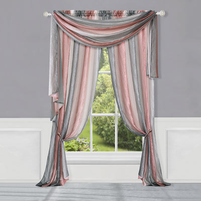 5 of 5:Ombre Window Curtain Panel 50x84 - Blush 