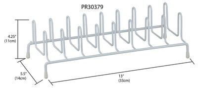 6 of 6:Home Basics Vinyl Coated Steel Plate Rack 