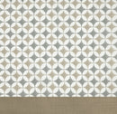 3 of 4:Rideau de fenêtre Callie à pattes - 52 x 63 - Taupe/Argent 
