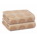 32 of 40:PREMIUS 2 Pack Circles 100% Cotton Yarn Dyed Hand Towel, 16x28 Inches 