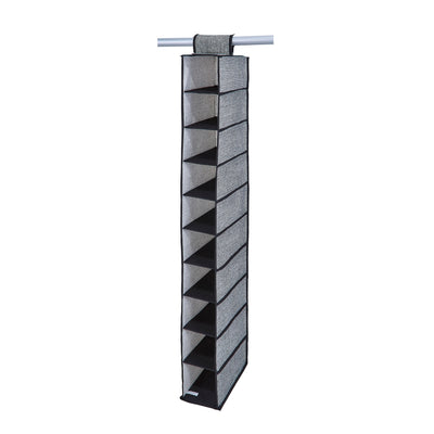 1 of 3:Simplify 10 Shelf  Shoe Organizer in Black 