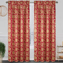 16 of 18:Rideau de fenêtre à passe-tringle et cantonnière en jacquard floral Magnolia, tous vendus séparément 