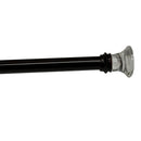 2 of 2:PREMIUS Curtain Rod Set with Clear Finial, Bronze, 28-48 Inches 