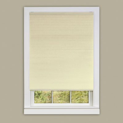 1 of 2:Cordless Honeycomb Cellular Pleated Shade 36x64 - Alabaster 