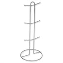 2 of 6:Home Basics Juego de tazas florales con soporte, 6 piezas, multicolor 