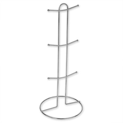 2 of 6:Home Basics Juego de tazas florales con soporte, 6 piezas, multicolor 