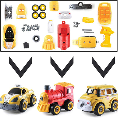 2 of 8:Top Race 53 pièces à démonter, télécommande, jouets DIY pour enfants de 3 ans et plus 