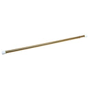 1 of 1:Classic Touch Tension Curtain Rod, Gold, 18-28 Inches 