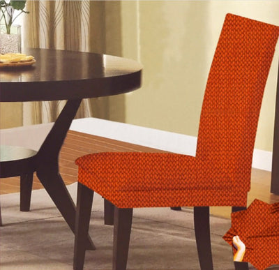 2 of 8:Premius Monica Stretch Dots Dining Room Chair Cover, 42x16 Inches 