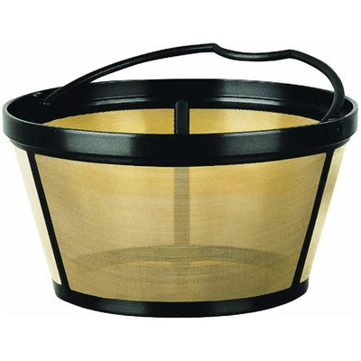 1 of 2:Mr Coffee Basket-Style Gold Tone Filtro de café reutilizable, 12 tazas 