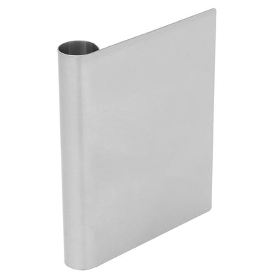 1 of 4:Grattoir à pâtisserie robuste en acier inoxydable Home Basics, argenté 