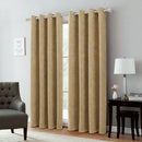 3 of 10:Andy Ogee Room Darkening Curtain Grommet Window Panel, 54x84 Inches 