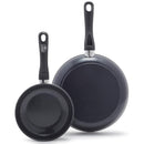 1 of 5:GreenLife Soft Grip Healthy Ceramic Nonstick Frying Pan Set, Black, 7x10 Inches 