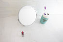 6 of 7:Miroir cosmétique portable double face Home Basics pour table et comptoir, chromé 